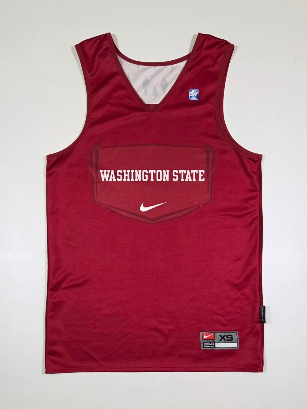 Washington State Nike Basketball Jersey Mens XS Red WSU Cougars #3 Reversible